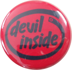 Devil inside Button